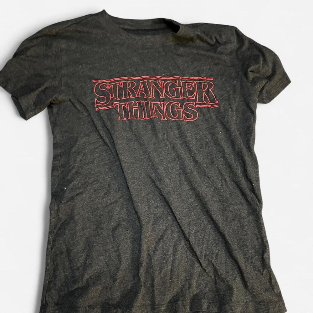 Unbranded Women's Grey and Black T-shirt